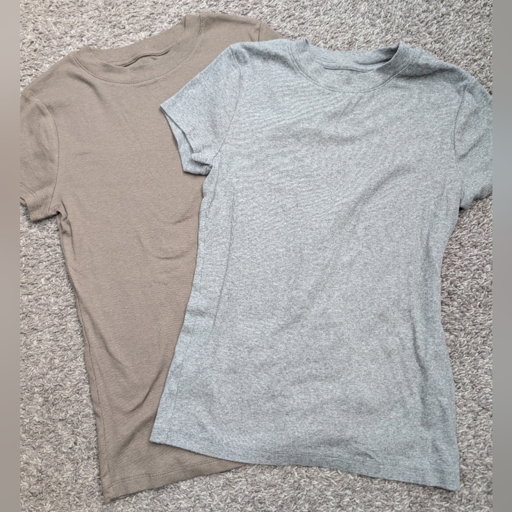 A New Day Brown Ribbed Top